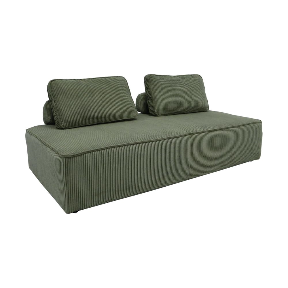 Chauffeuse 2 places pour canapé modulable vert - Maisons du Monde