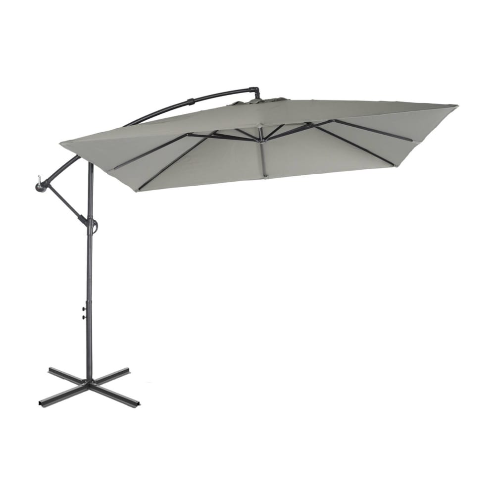 Parasol déporté carré 3x3m hardelot kaki