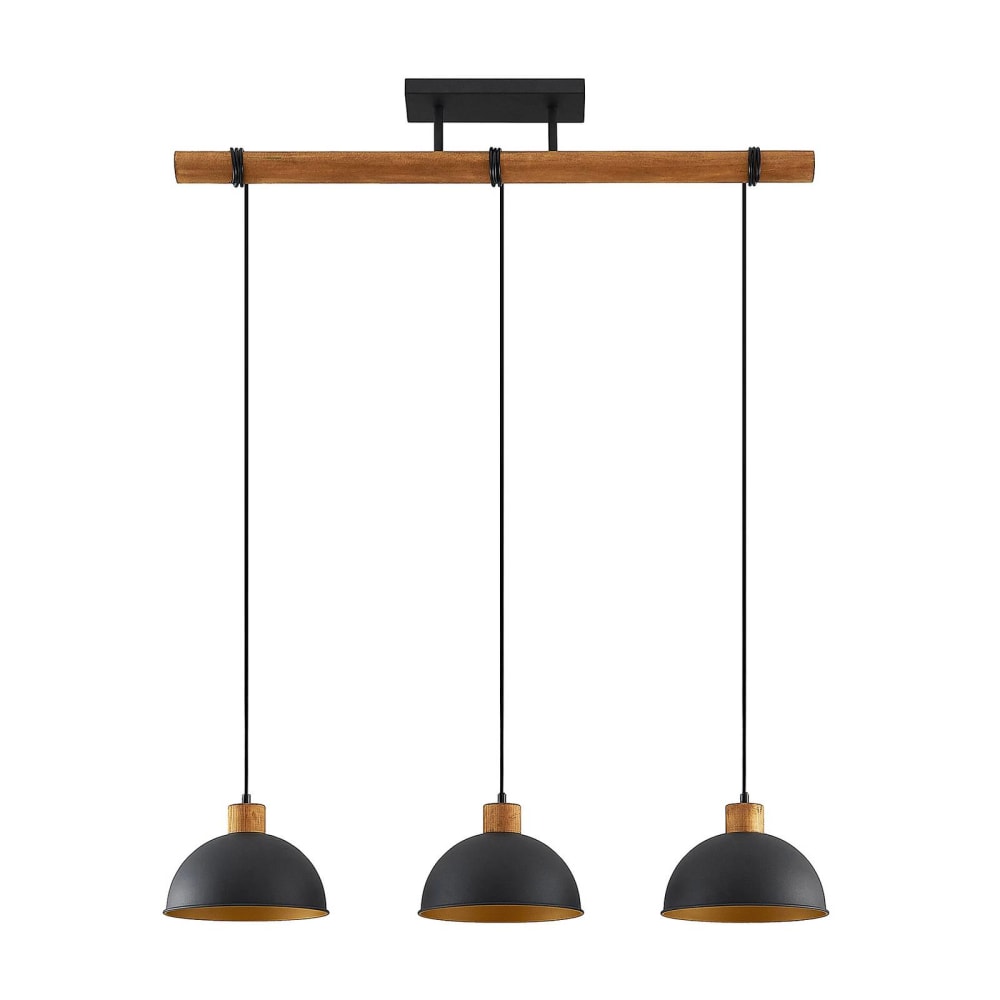 Lindby Pendelleuchte aus Metall, schwarz style modern - Metall