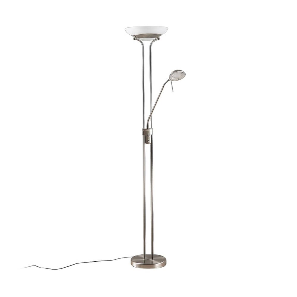 Lindby LED Stehlampe aus Metall, grau style modern - Metall