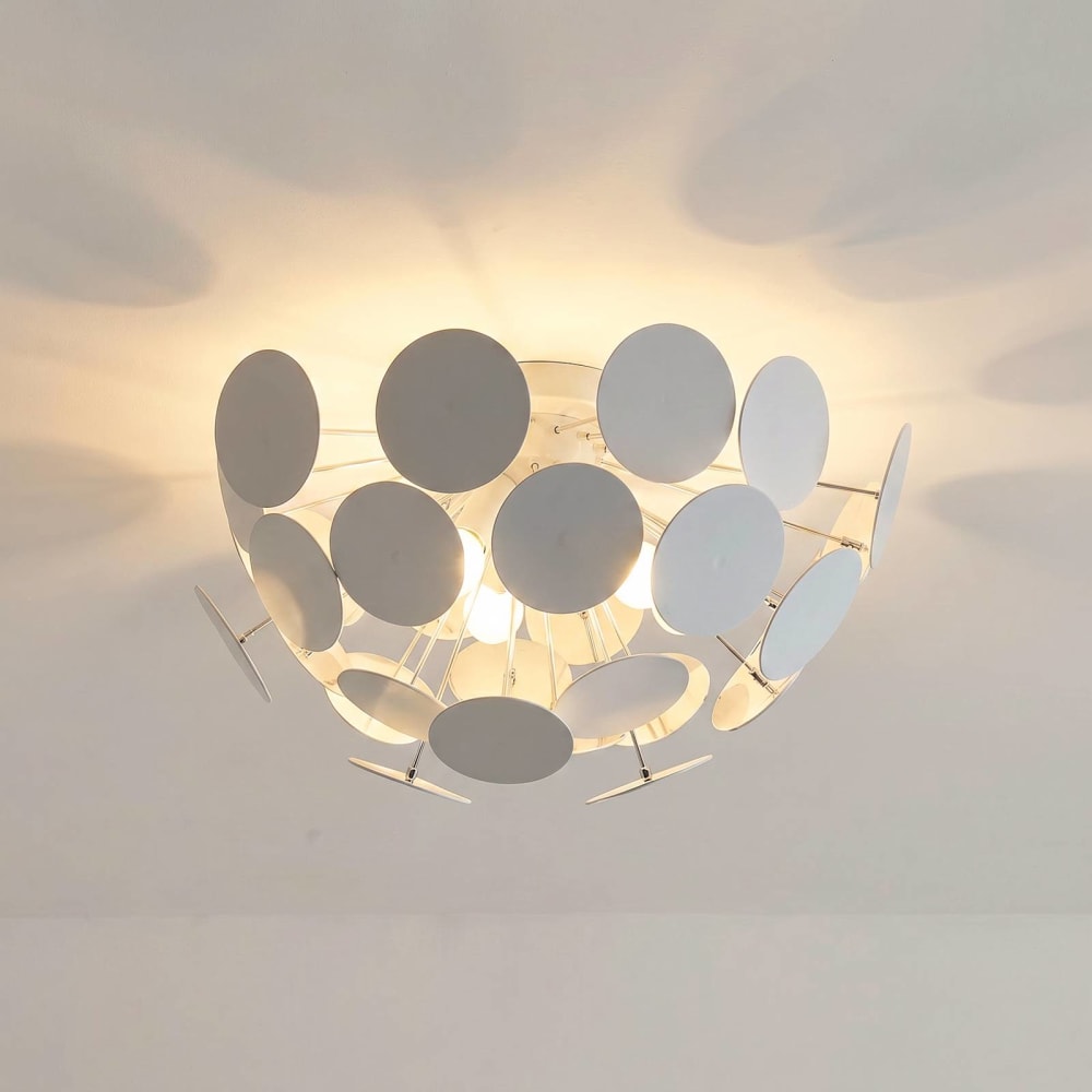 Lindby Deckenlampe aus Kunststoff, weiß style modern Pvc - Polyvinlychlorid Jugendliche