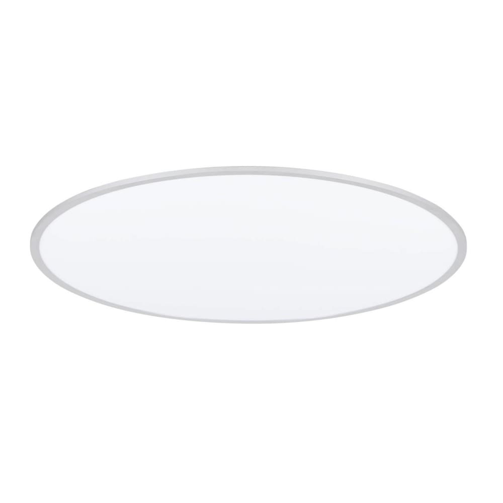 Lindby LED Deckenleuchte aus Kunststoff, grau style modern - Pvc - Polyvinlychlorid