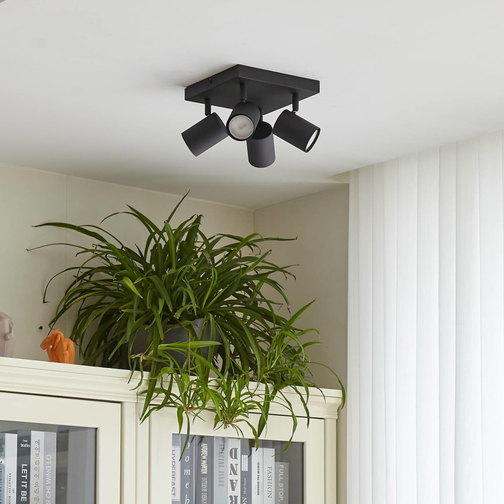 Lindby Strahler aus Metall, schwarz style modern - Metall