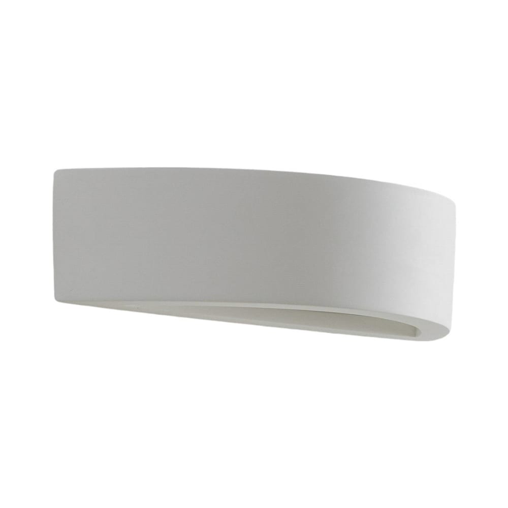 Lindby Wandleuchte, Wandlampe Innen aus Gips/Ton, weiß style modern - Steingut