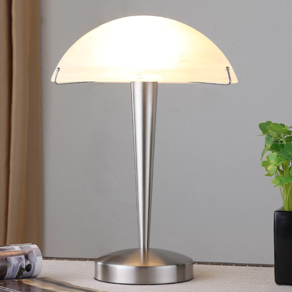 Lampe à poser en métal blanc — vue 3