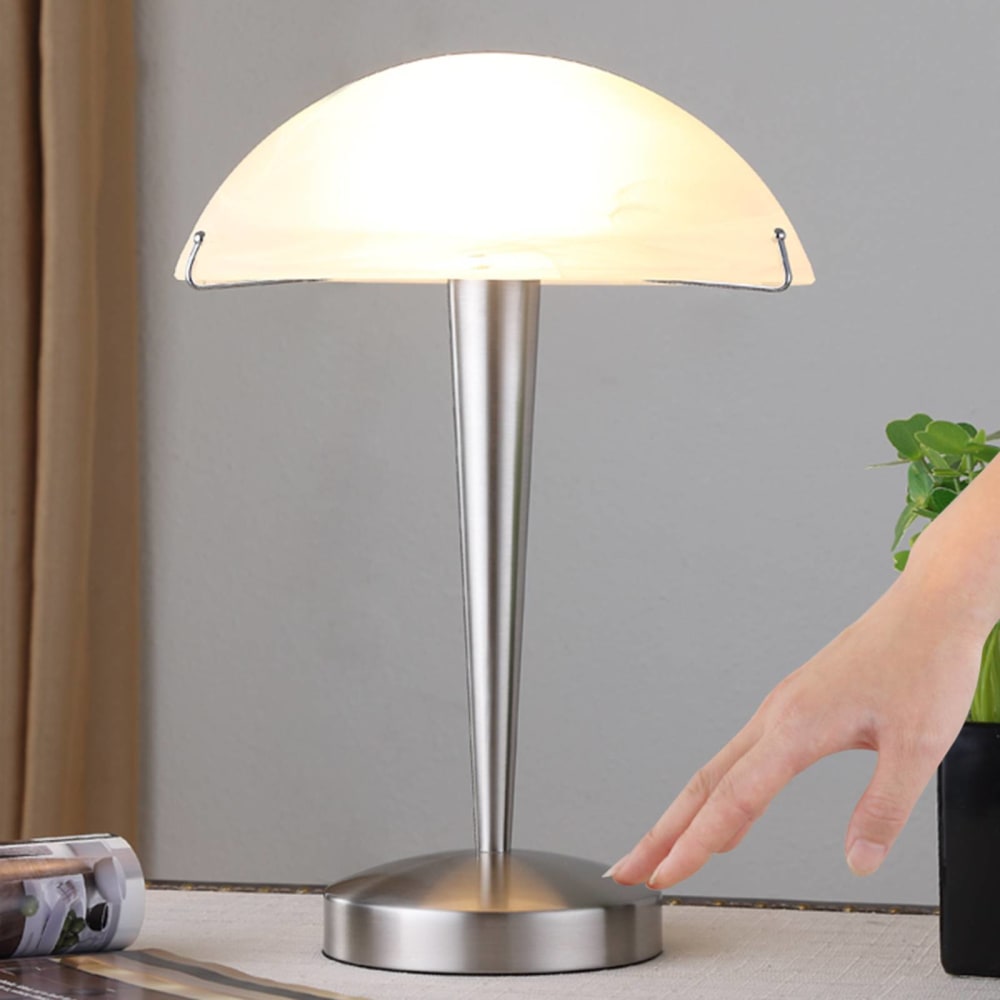 Lampe à poser en métal blanc — vue 4