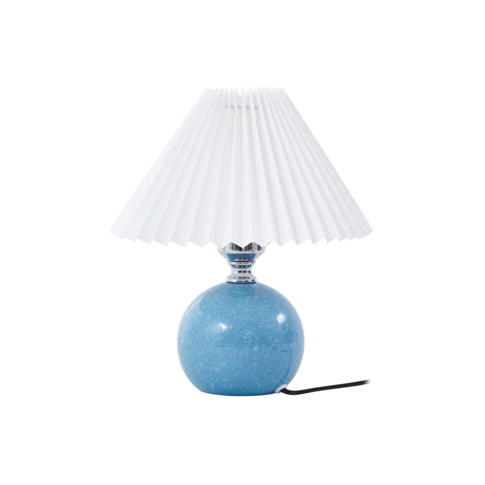 Lampe à poser en céramique bleu Lampe à poser en céramique bleu