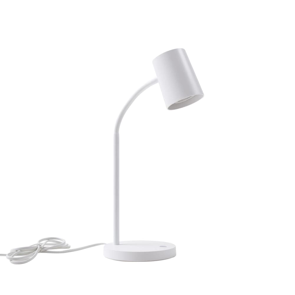 Lampe à poser en plastique blanc