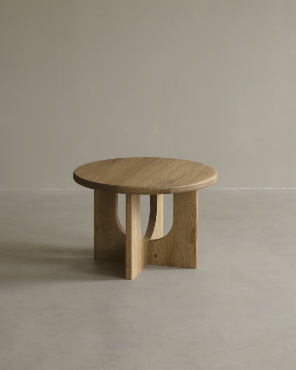 Table basse en bois massif de peuplier 59,7x40cm