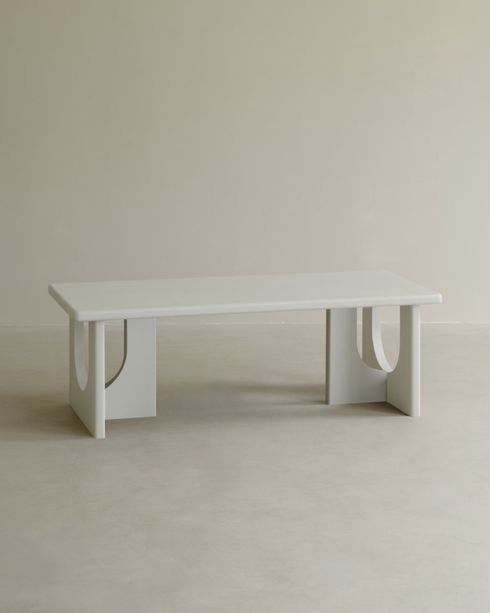 Table basse en microciment 120x50cm