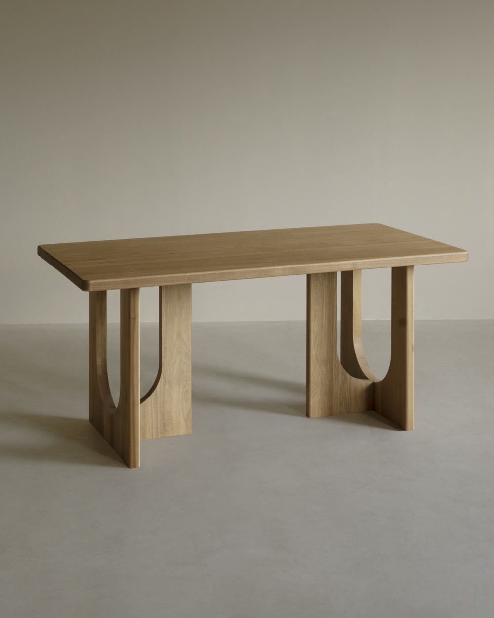 Table à manger en bois massif de peuplier 160x80cm