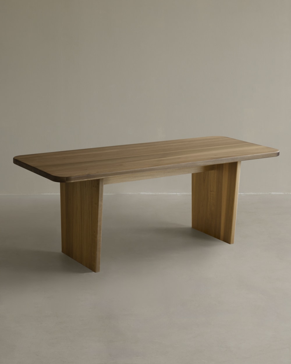 Table à manger en bois massif de peuplier 200x80cm