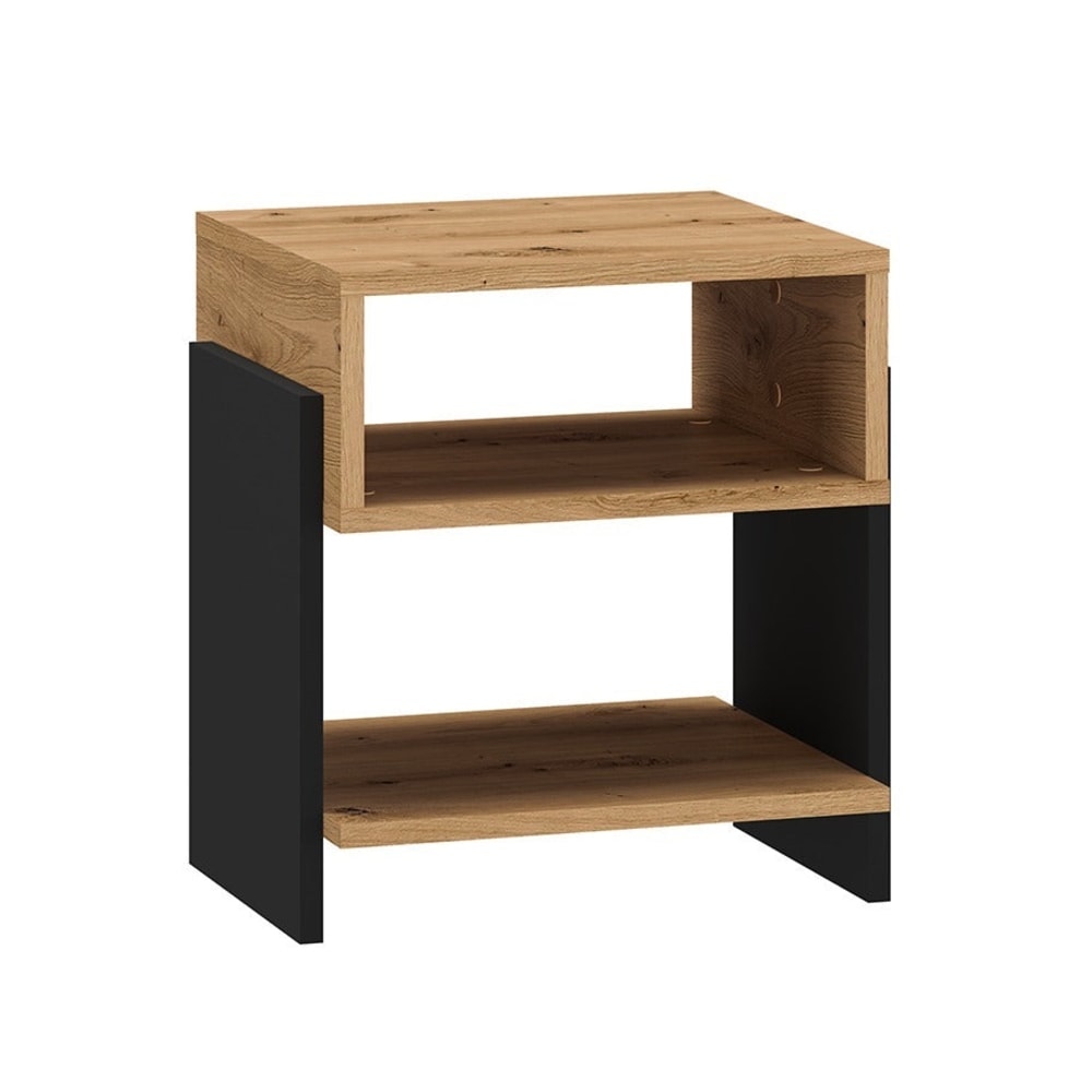 Chevet et noir façade mdf marron