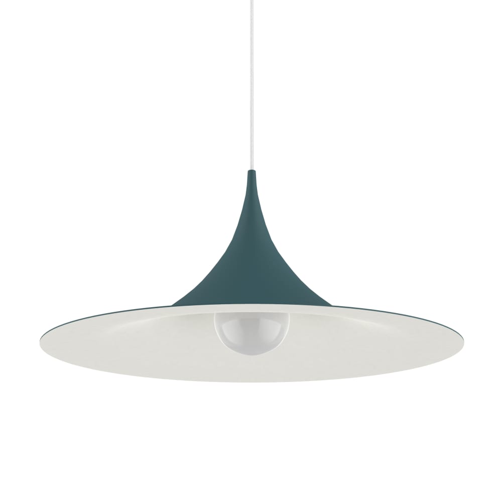 Louie - lampe à suspension en métal bleu e27