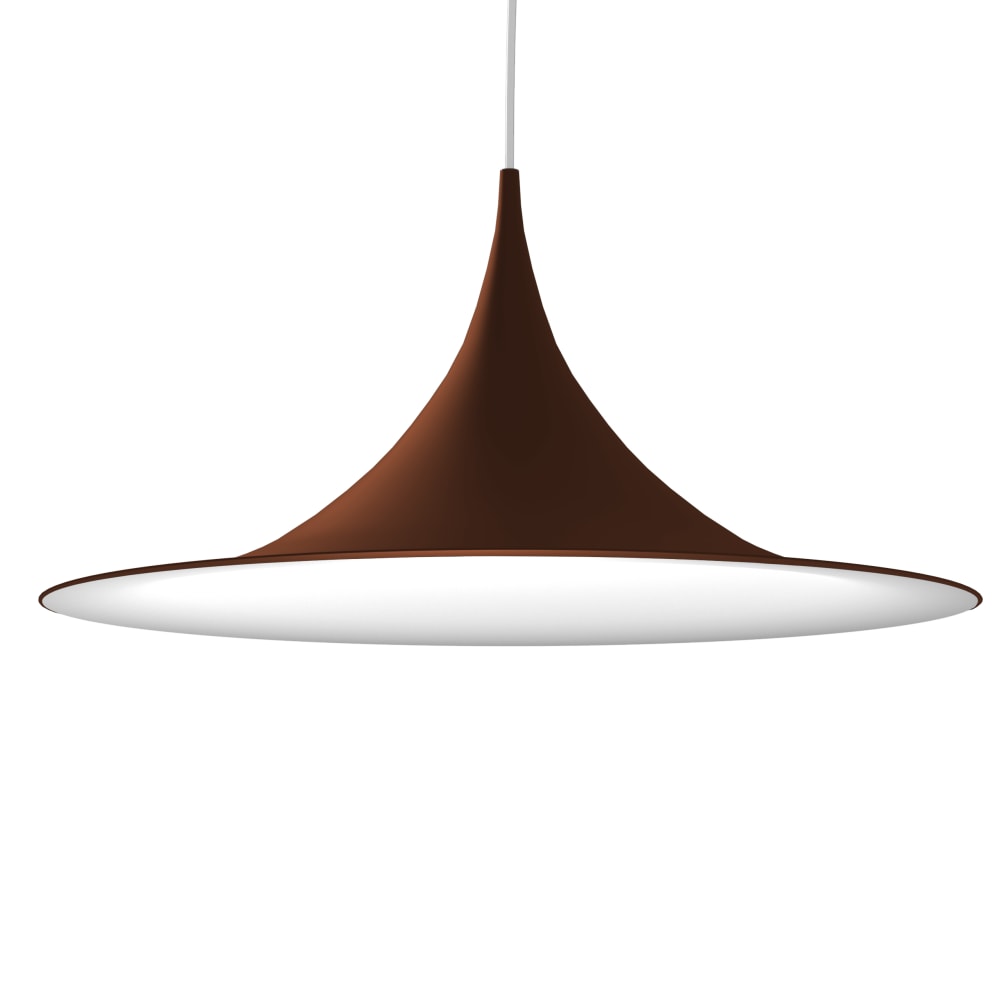 Louie - lampe à suspension en métal corten bianco e27