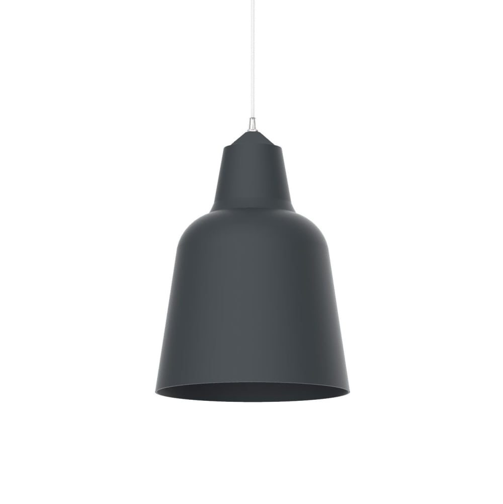 Suspension en métal gris E27