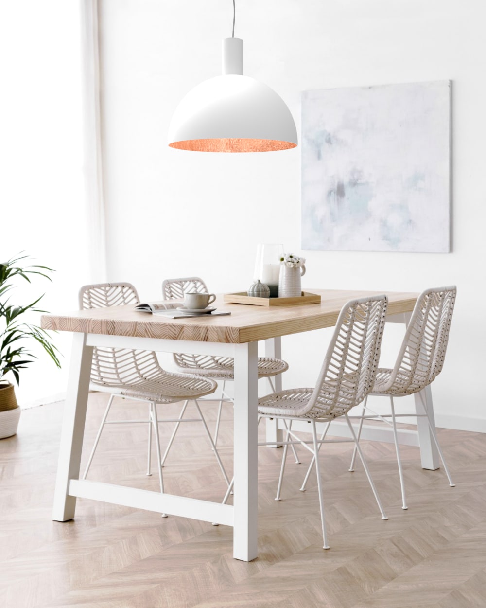 Zenit - lampe à suspension en métal argenté bianco e27 — vue 4