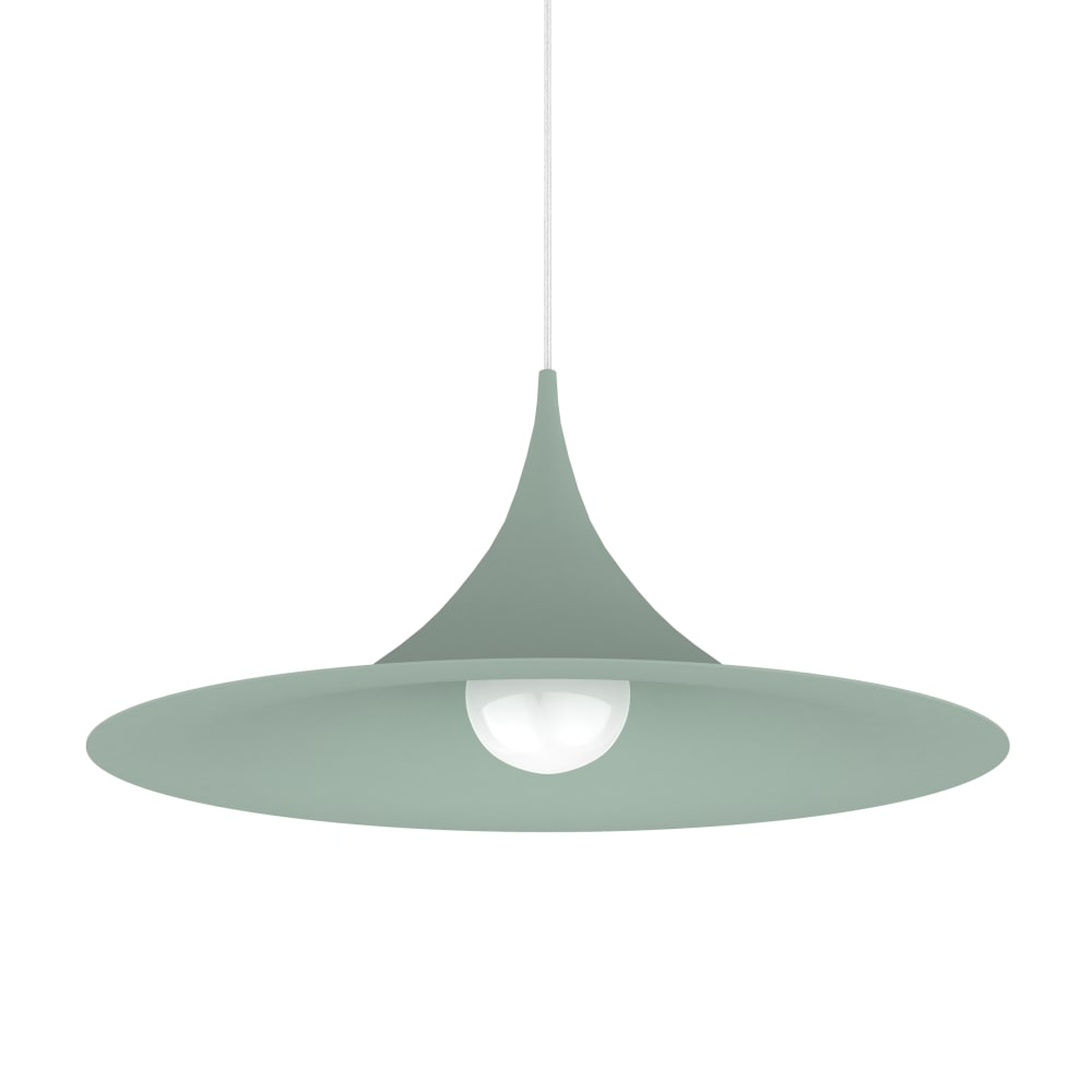 Suspension en métal vert E27