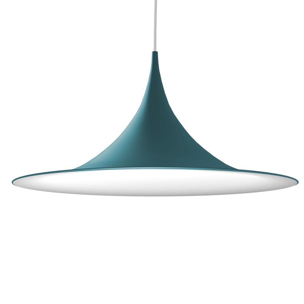 Louie - lampe à suspension en métal bleu e27