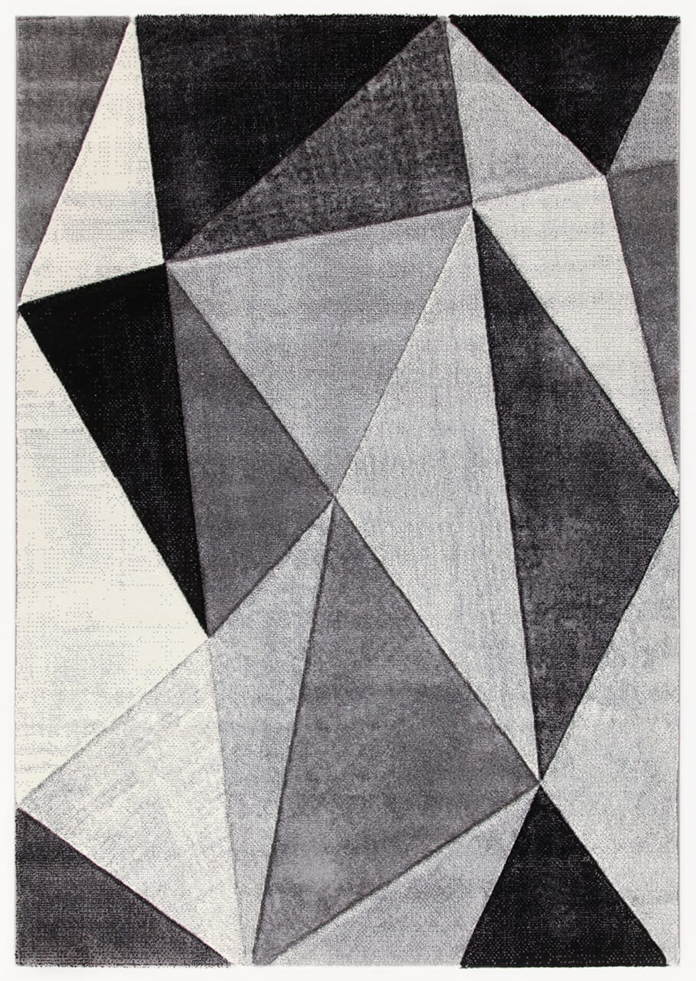 Carpet Living Moderne Teppich aus stoffe, 133x190cm, grau Mehrfarbig Acryl