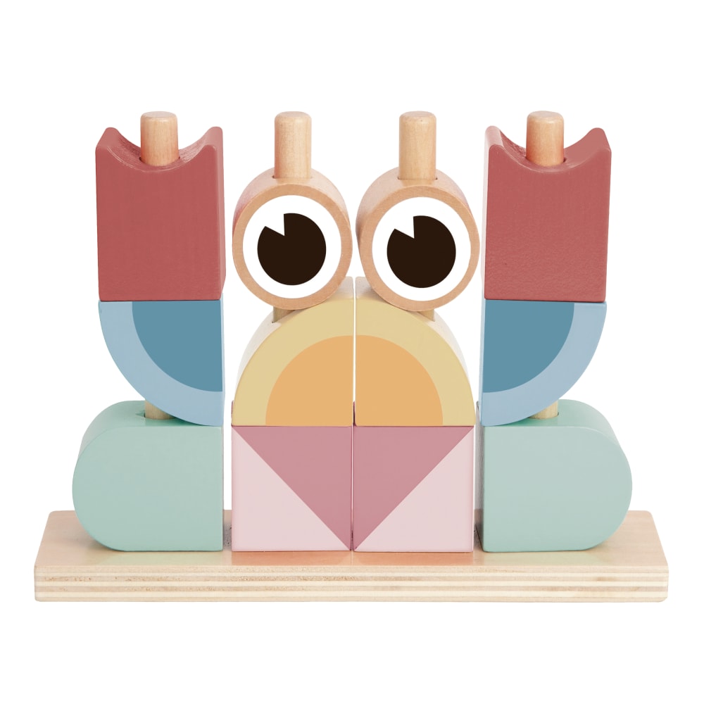 Tooky Toy Stapelspielzeug aus Holz style modern Mehrfarbig Holz