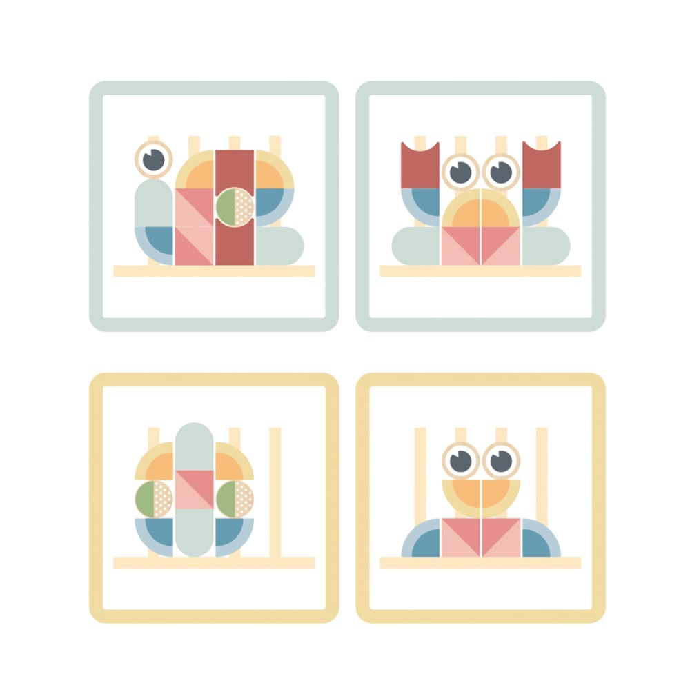 Blocs de construction - Jeu à empiler en bois Multicolore - Maisons du Monde