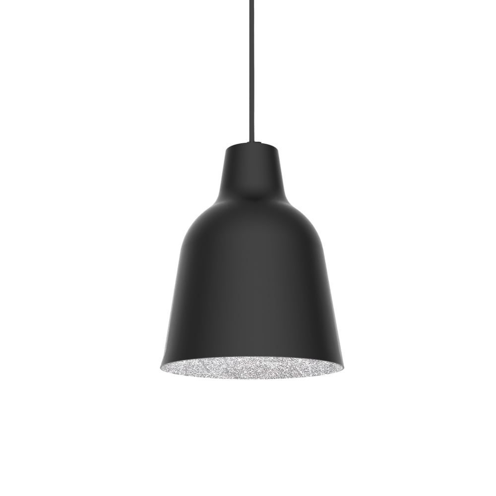 Dong - lampe à suspension en métal argenté nero e27 Dong - lampe à suspension en métal argenté nero e27