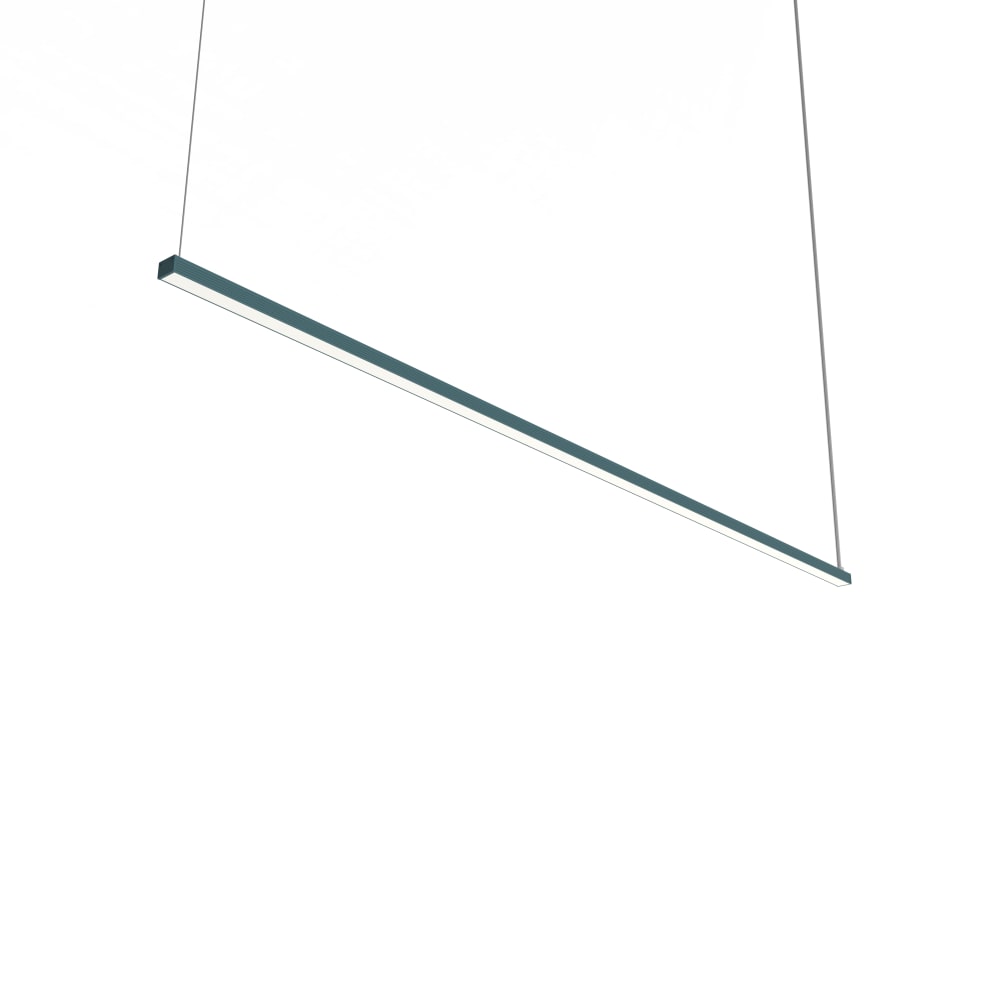 Suspension en métal bleu LED 4000k