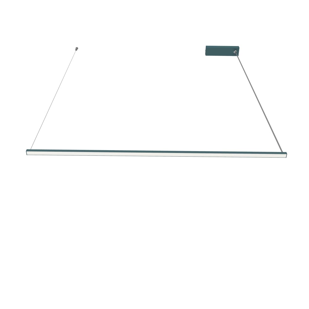 Splint - lampe à suspension en métal bleu strip.led — vue 4
