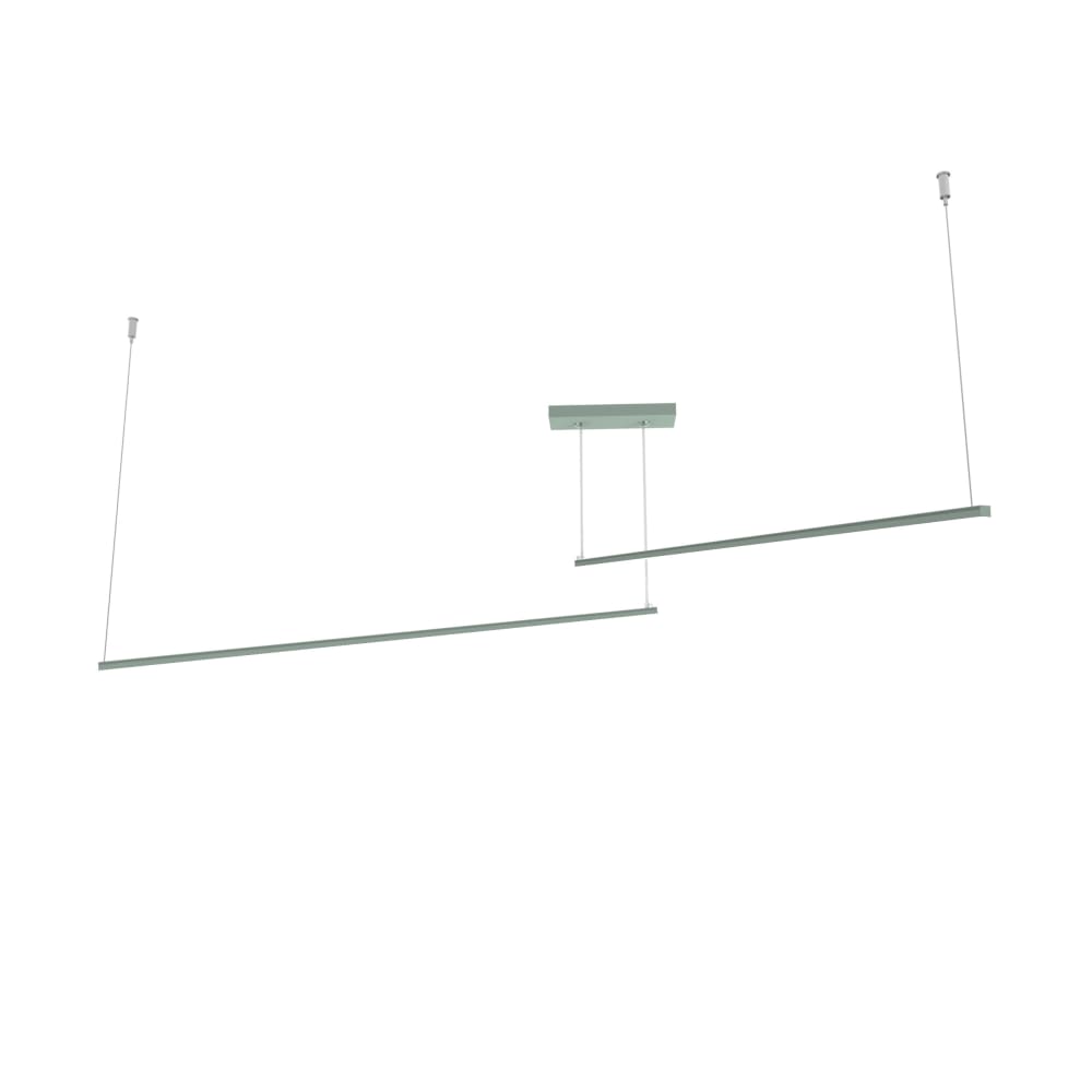 Splint - lampe à suspension en aluminium vert strip.led