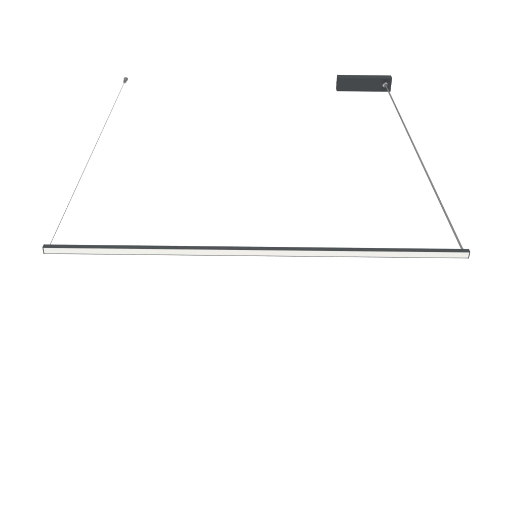 Splint - lampe à suspension en métal anthracite strip.led — vue 4
