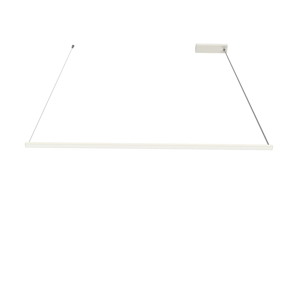 Splint - lampe à suspension en métal blanc lucido strip.led — vue 4