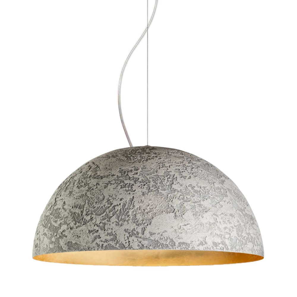 Venice - lampe à suspension en métal béton fogliaoro e27