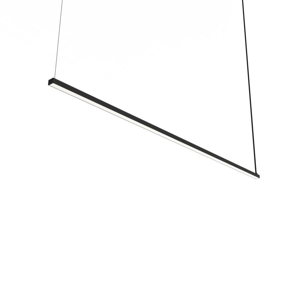 Suspension en métal noir mat LED 4000k