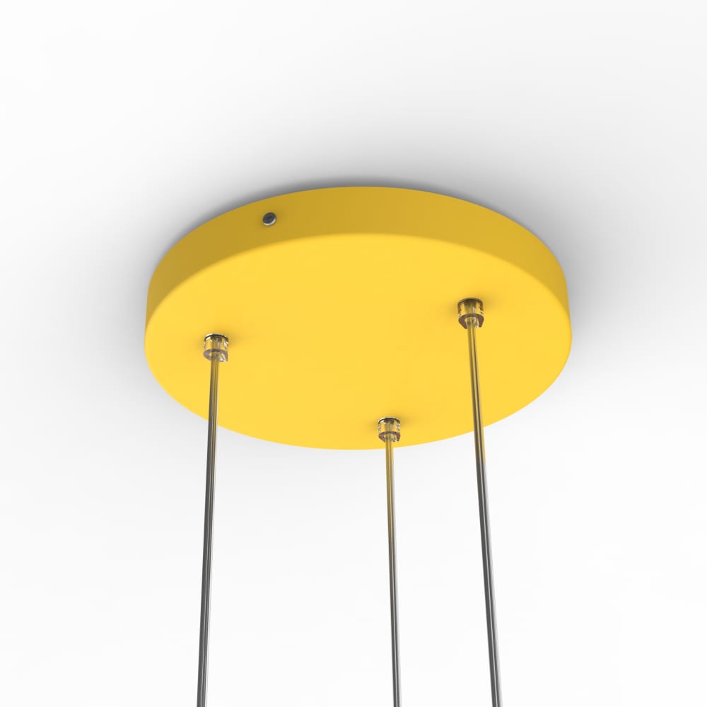 Splint - lampe à suspension en aluminium jaune strip.led — vue 4