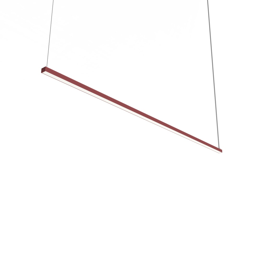 Suspension en métal - rouge