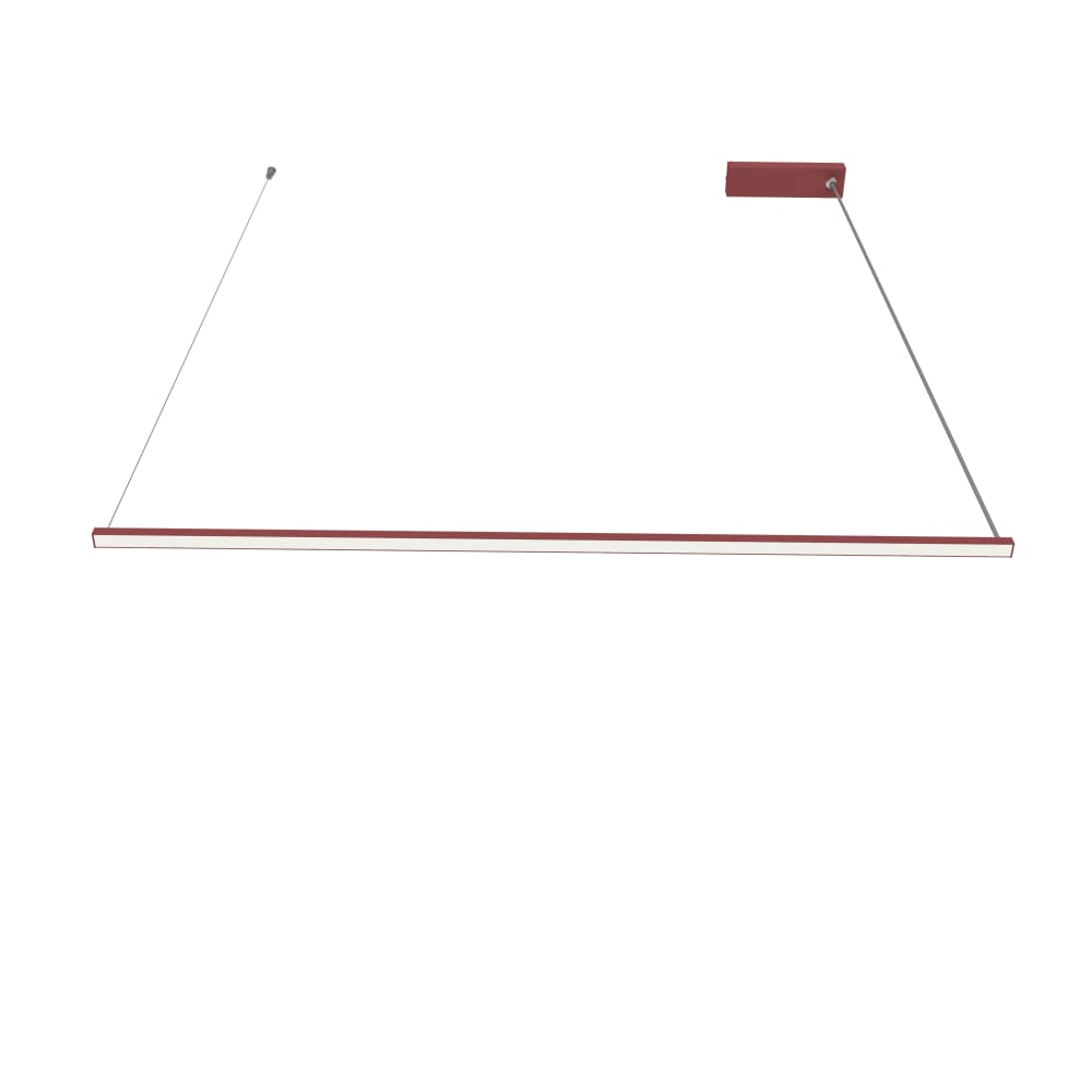 Splint - lampe à suspension en métal rouge strip.led — vue 4
