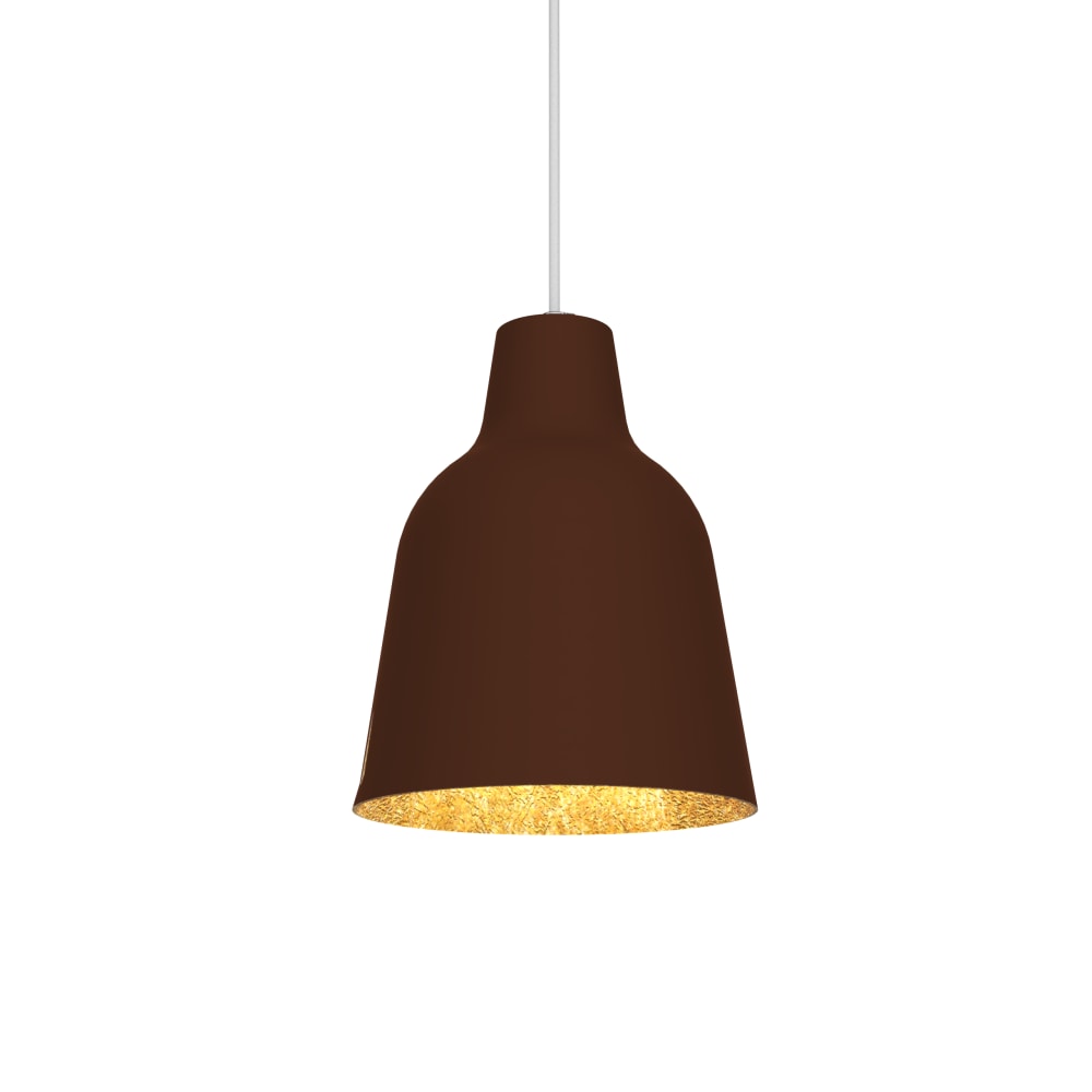 Dong - lampe à suspension en métal corten e27