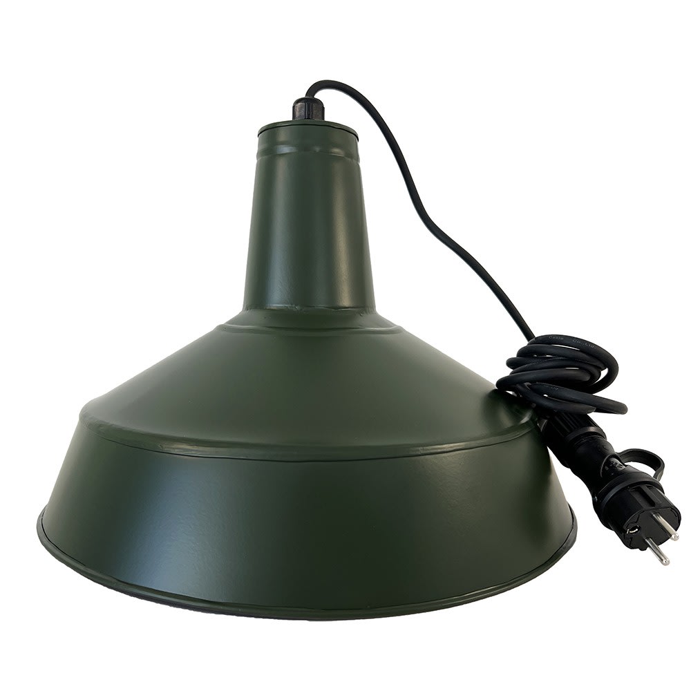 Suspension extérieur en acier galvanisé vert d.38cm - Maisons du Monde