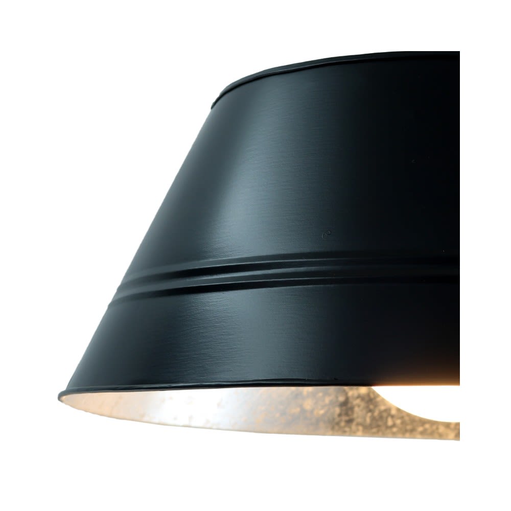 Suspension en acier galvanisé noir d.40cm - Maisons du Monde