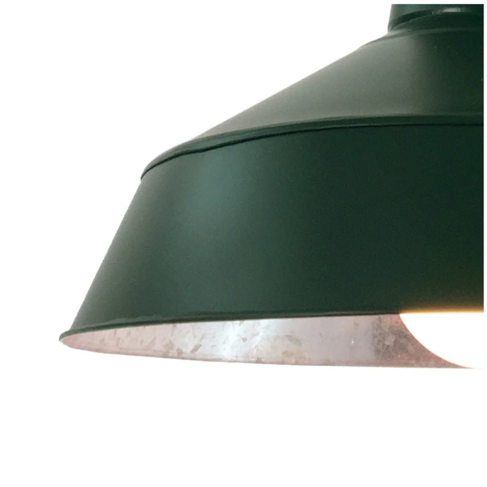 Suspension en acier galvanisé vert d.38cm — vue 4