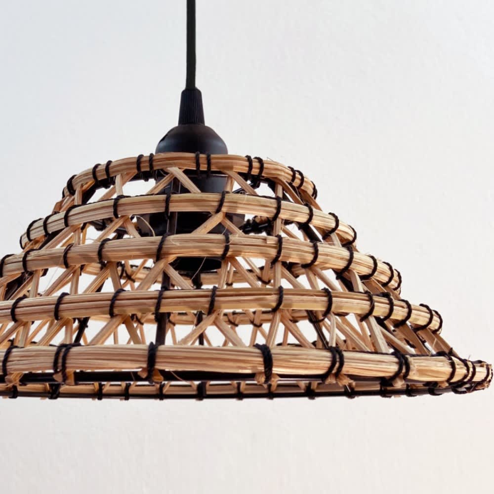 Suspension en fibre de palmier d.30cm — vue 3