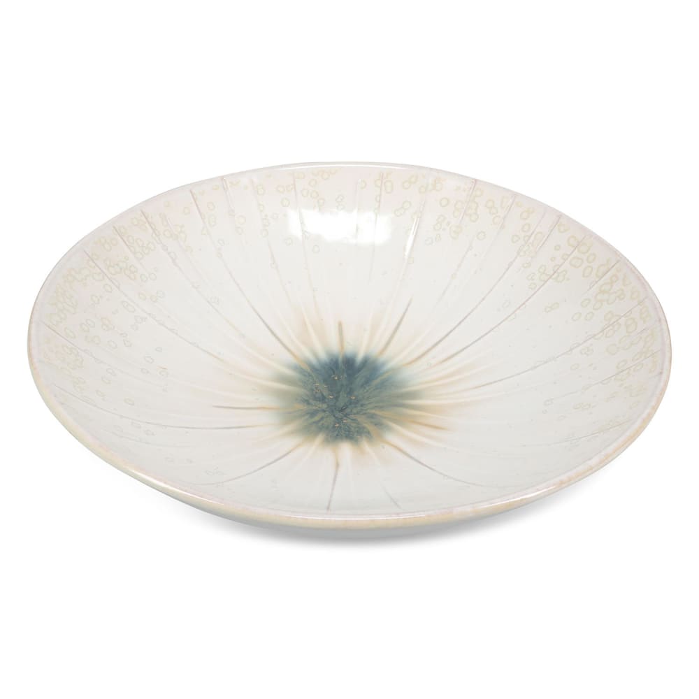 Bol beige en grès 29,5xh7,5cm