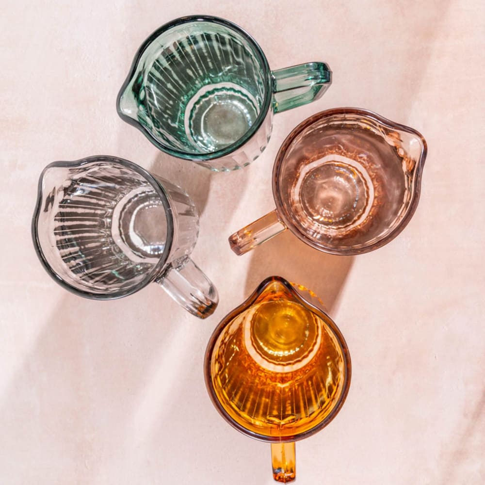 Carafe rose en verre 110cl - Maisons du Monde