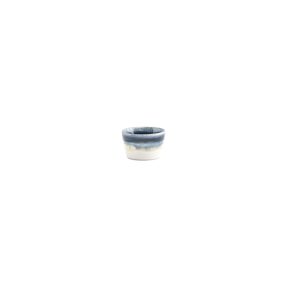 Lot de 4 bols bleu en grès 6,5xh4cm Lot de 4 bols bleu en grès 6,5xh4cm