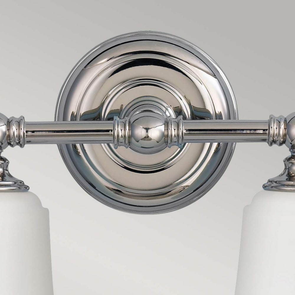 Applique murale en métal et verre chrome poli - Maisons du Monde