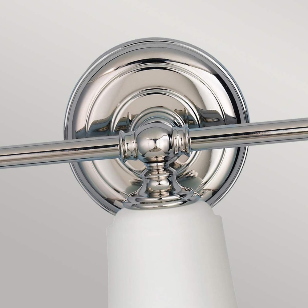 Applique murale en métal et verre chrome poli - Maisons du Monde