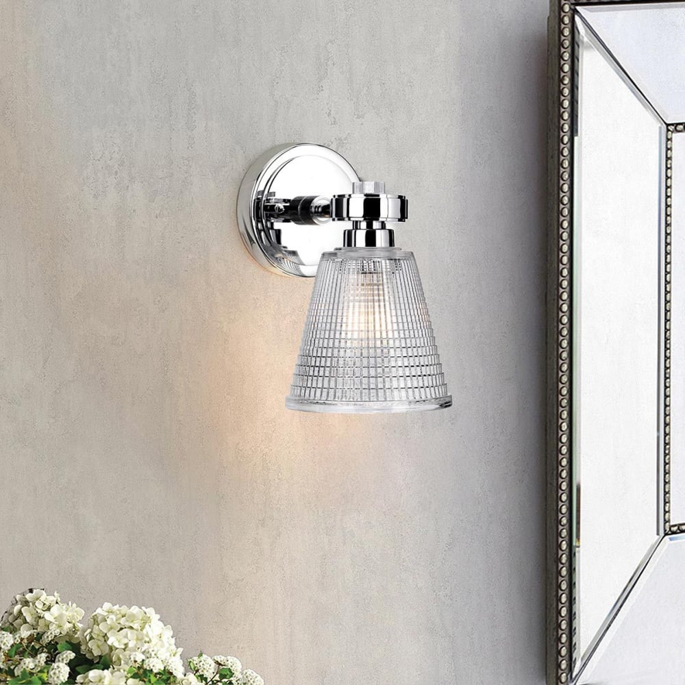 Applique murale en métal chrome poli - Maisons du Monde