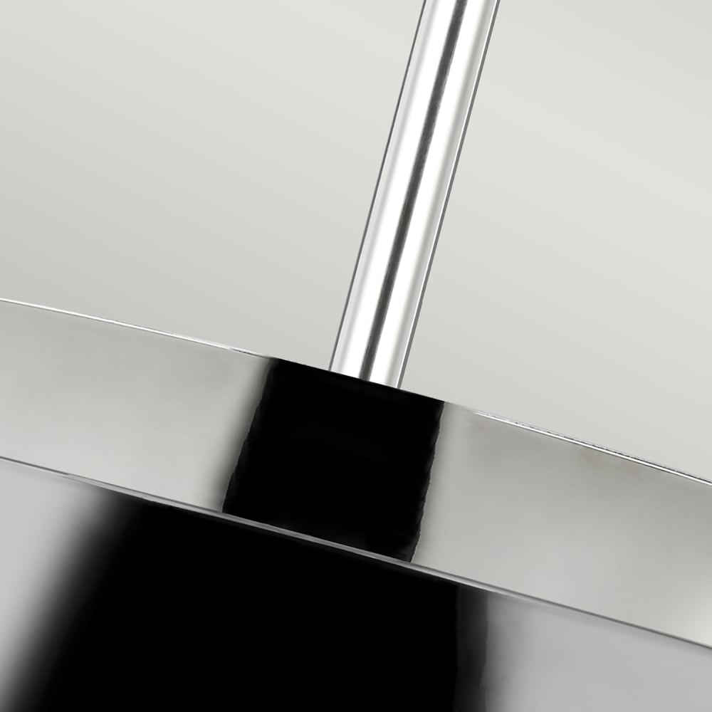 Suspension en métal nickel poli H: 39,7 à 161,7cm — vue 4