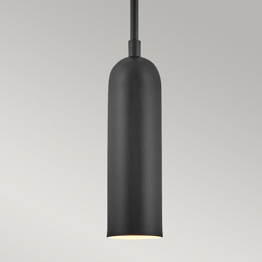 Suspension LED en métal noir — vue 3